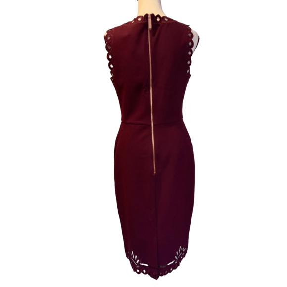 Ted Baker Burgundy Red Dress - Picture 4 of 14